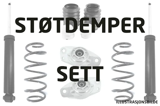 Støtdemper- og fjærsett