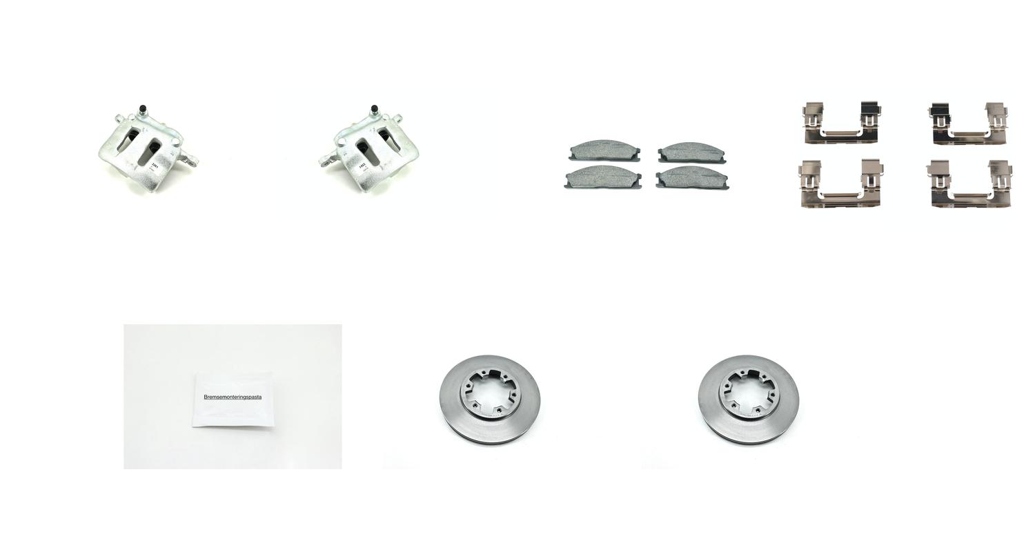 Bremsesett med calipere