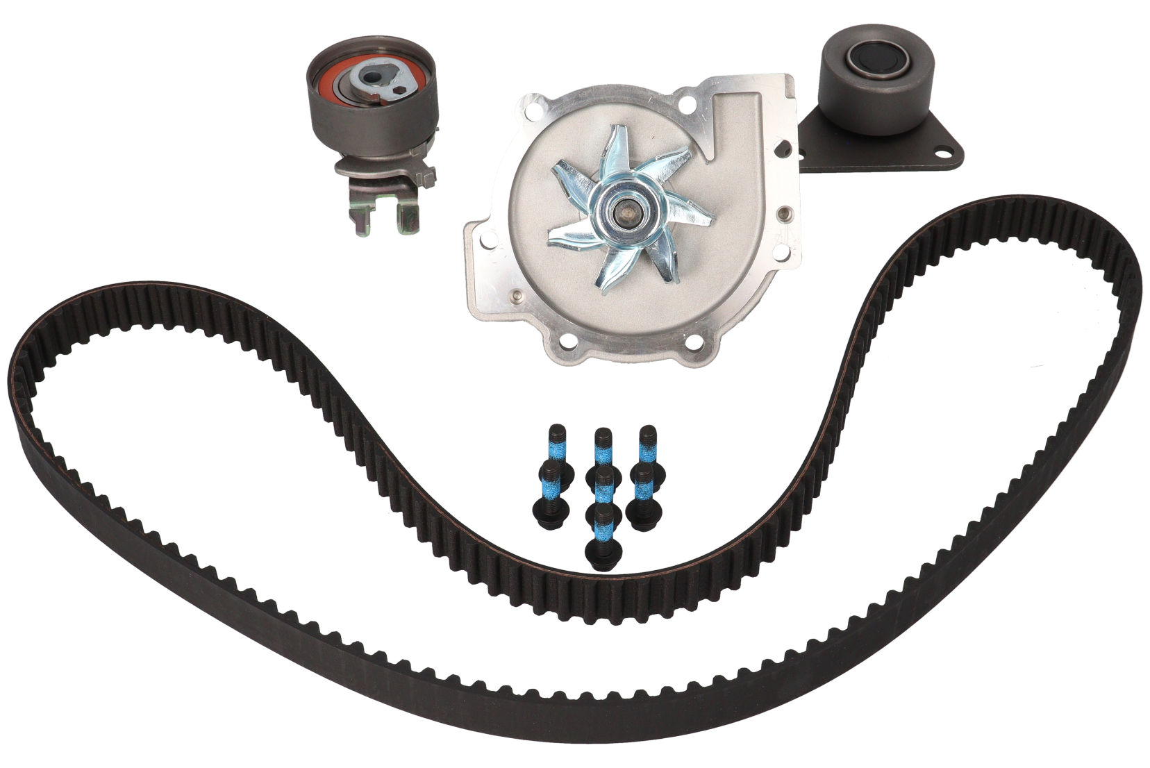 Registerreimsett med vannpumpe