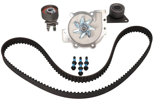 Registerreimsett med vannpumpe