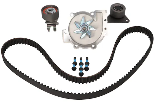 Registerreimsett med vannpumpe