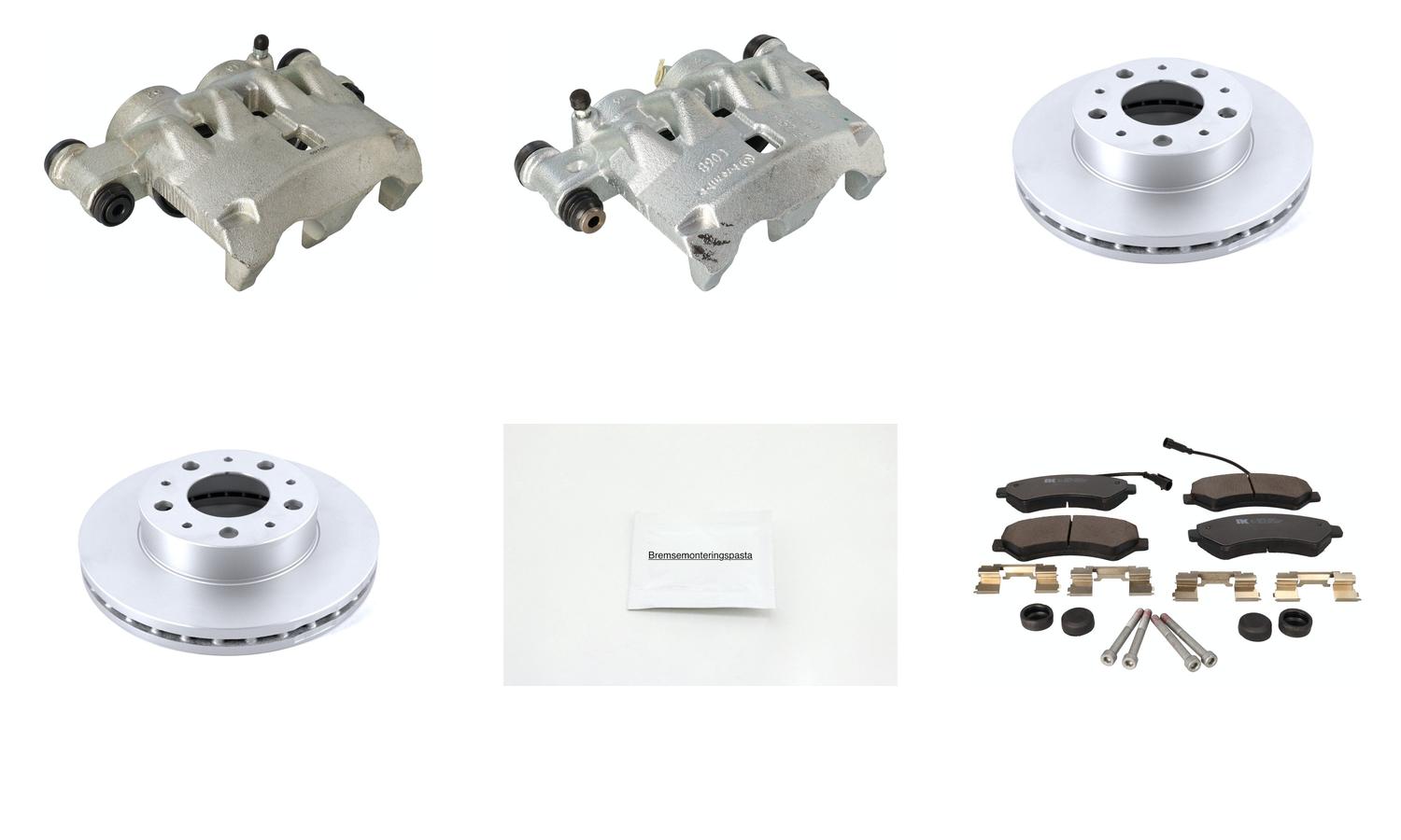 Bremsesett med calipere