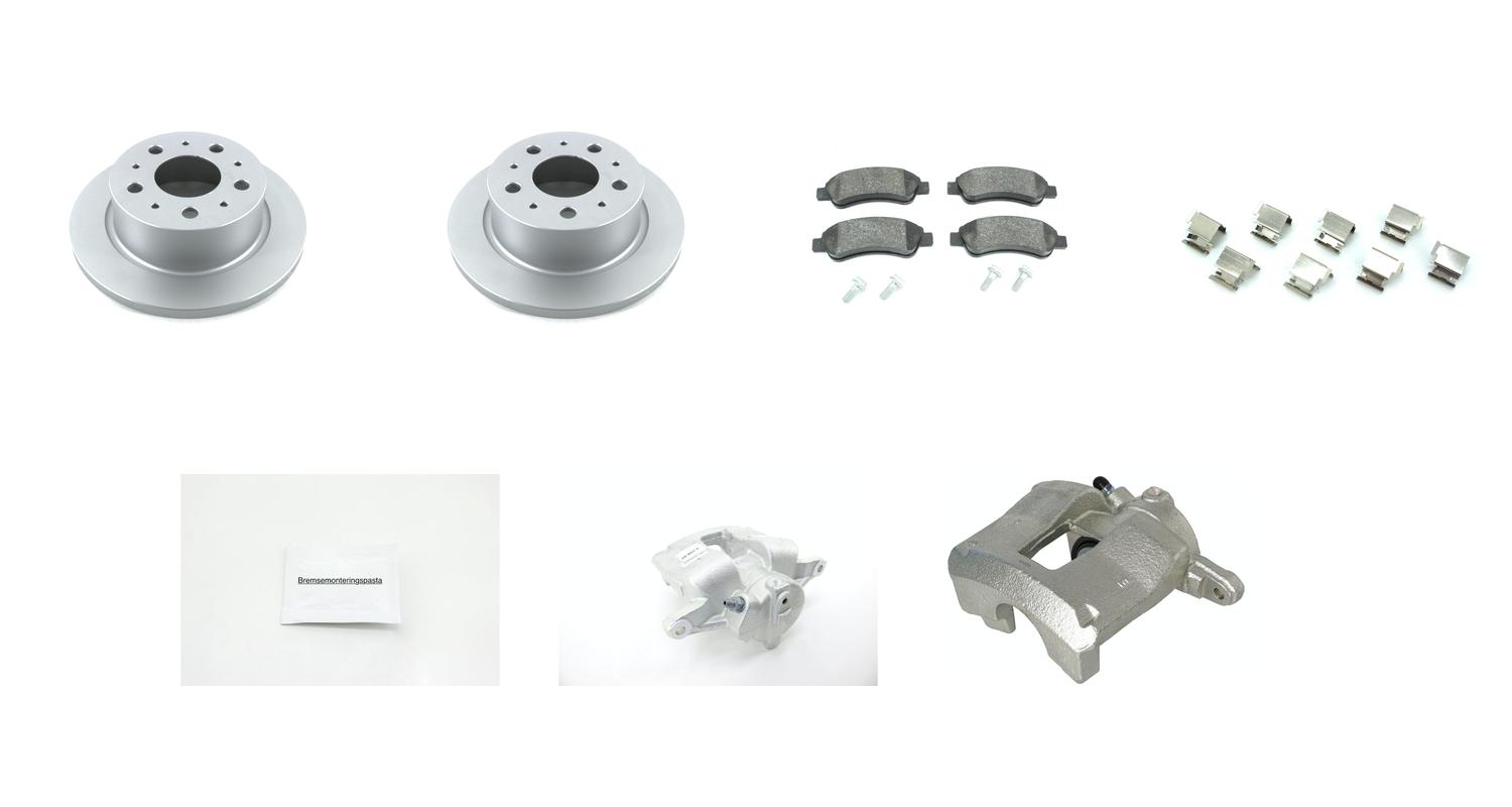 Bremsesett med calipere