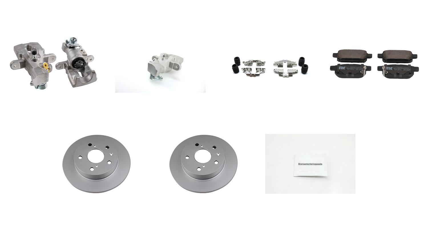 Bremsesett med calipere