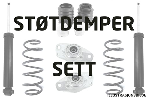 Støtdemper- og fjærsett