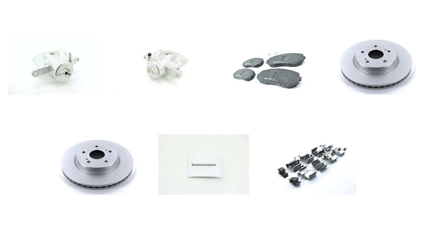 Bremsesett med calipere