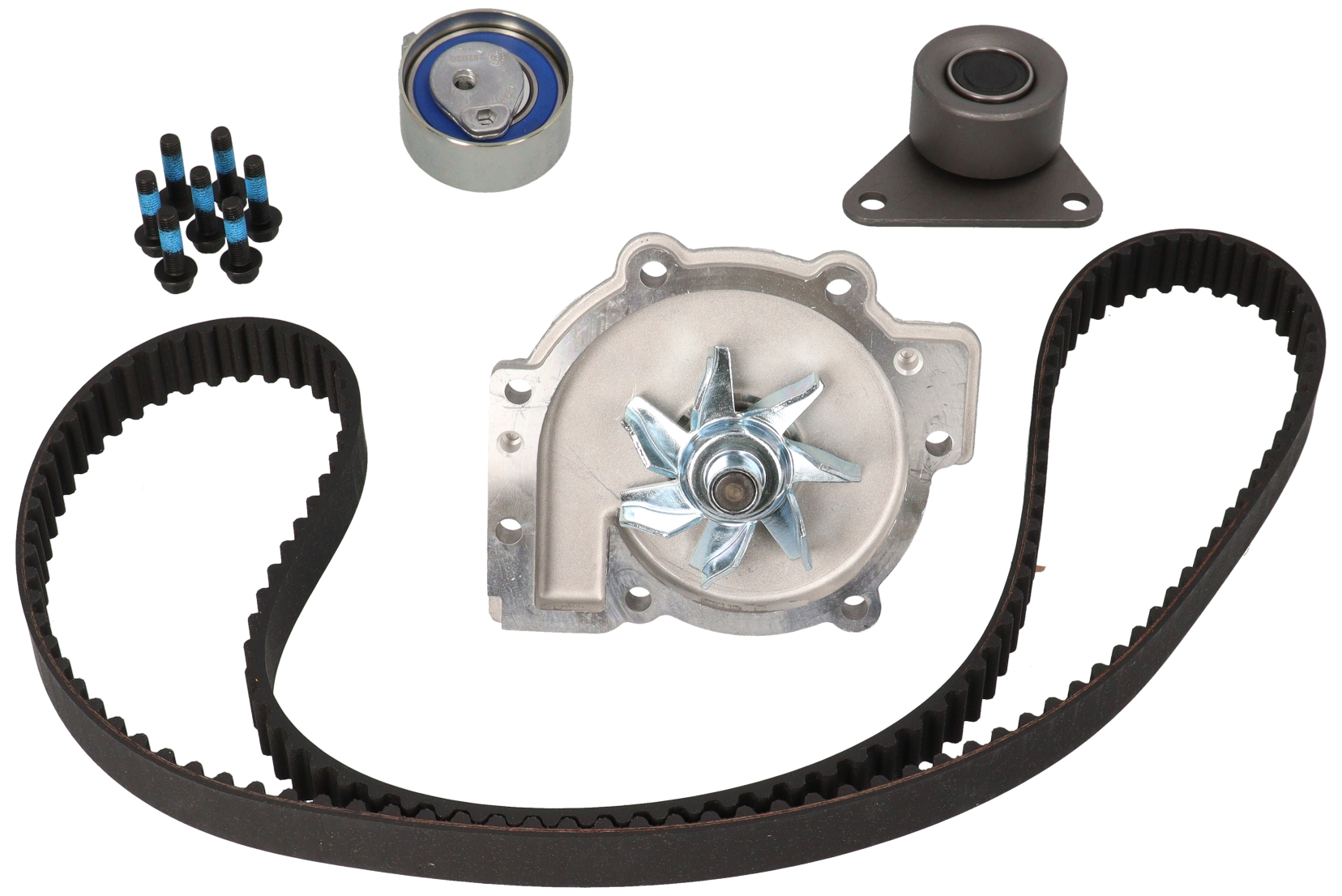 Registerreimsett med vannpumpe