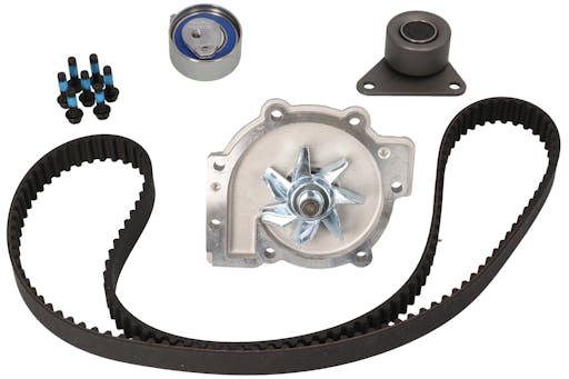 Registerreimsett med vannpumpe