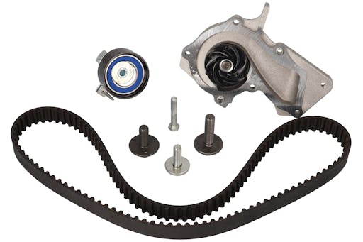 Registerreimsett med vannpumpe