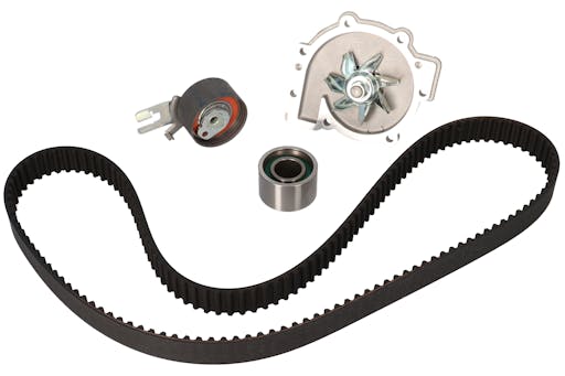 Registerreimsett med vannpumpe