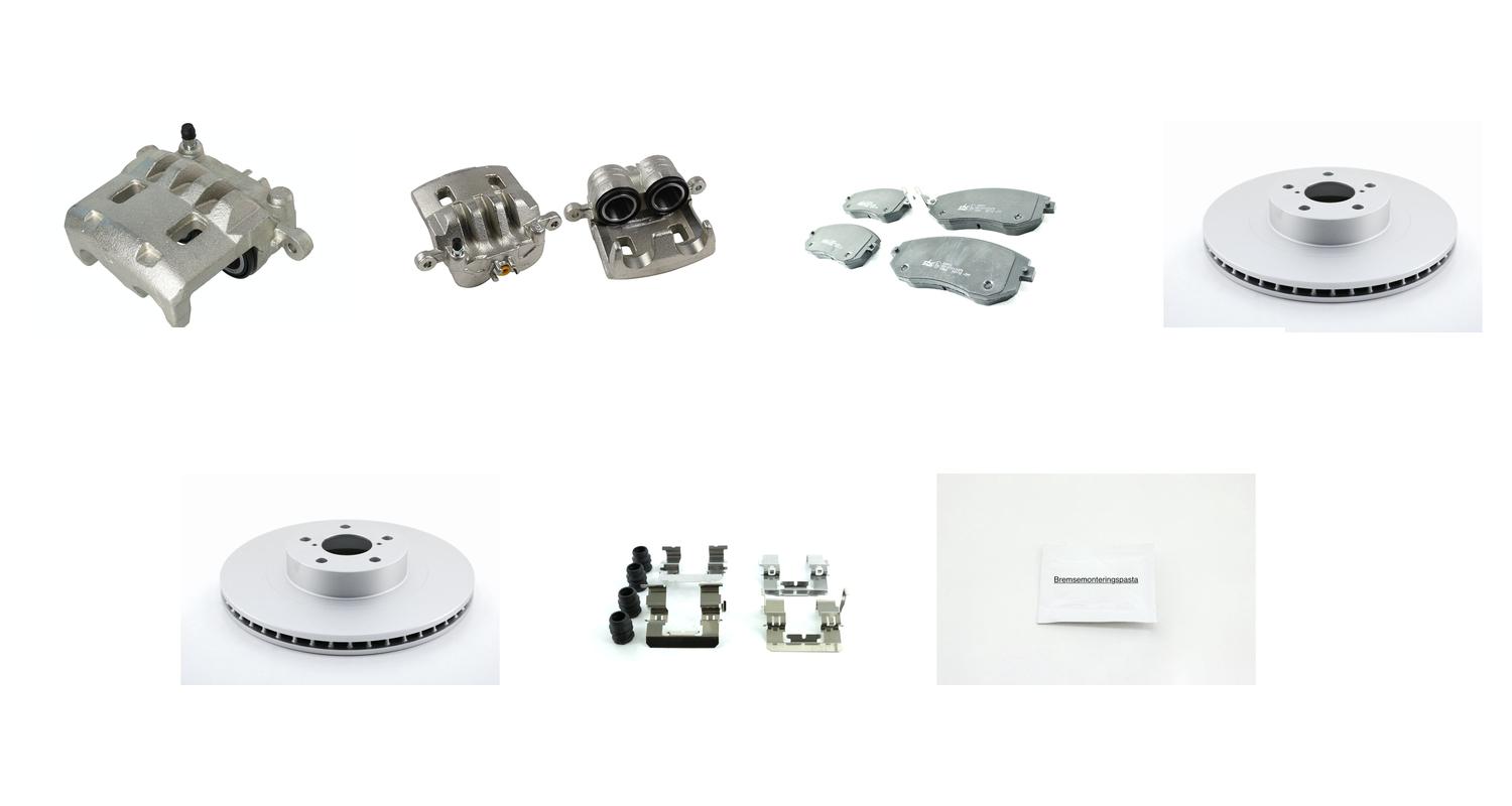 Bremsesett med calipere