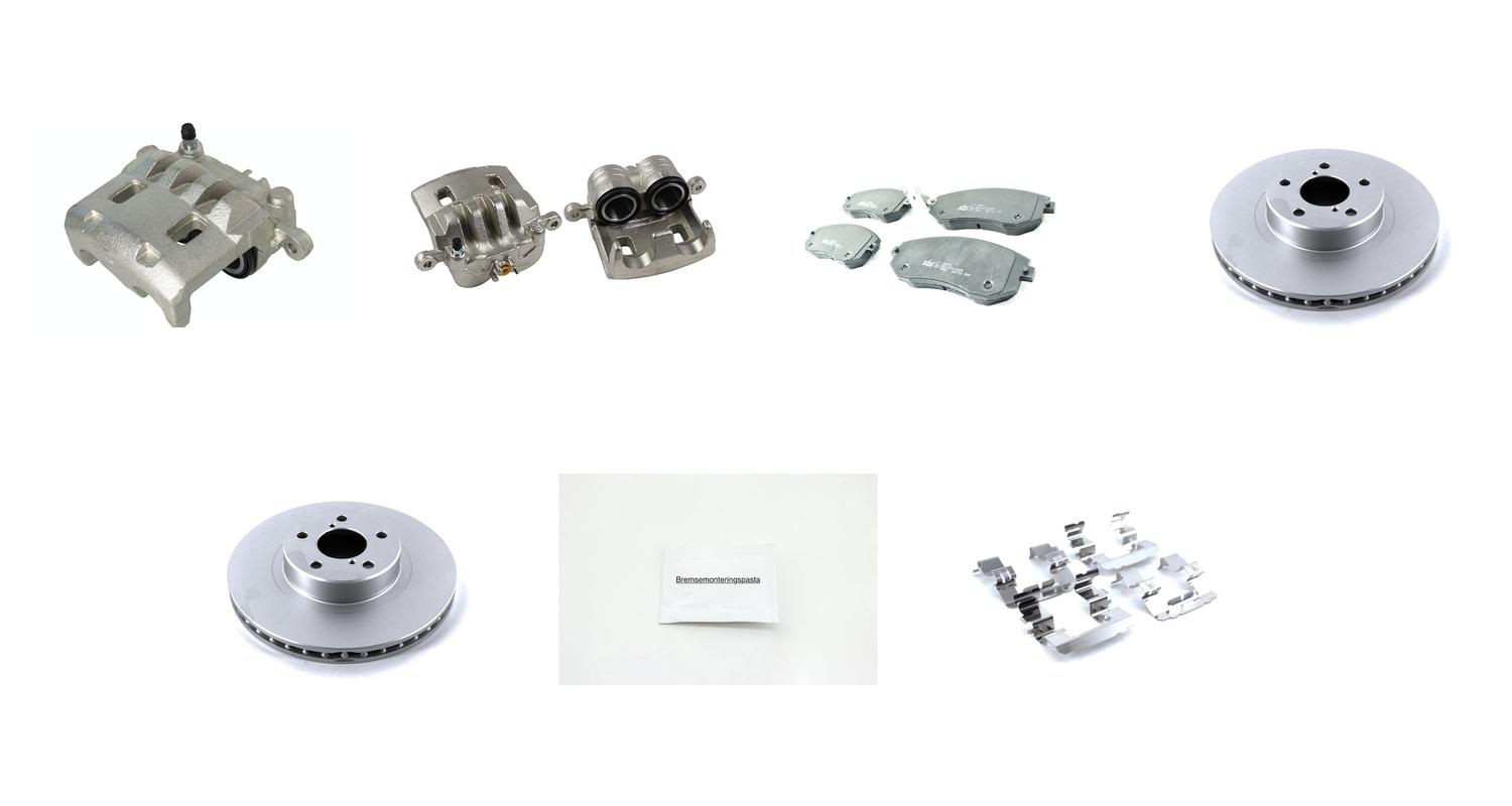 Bremsesett med calipere