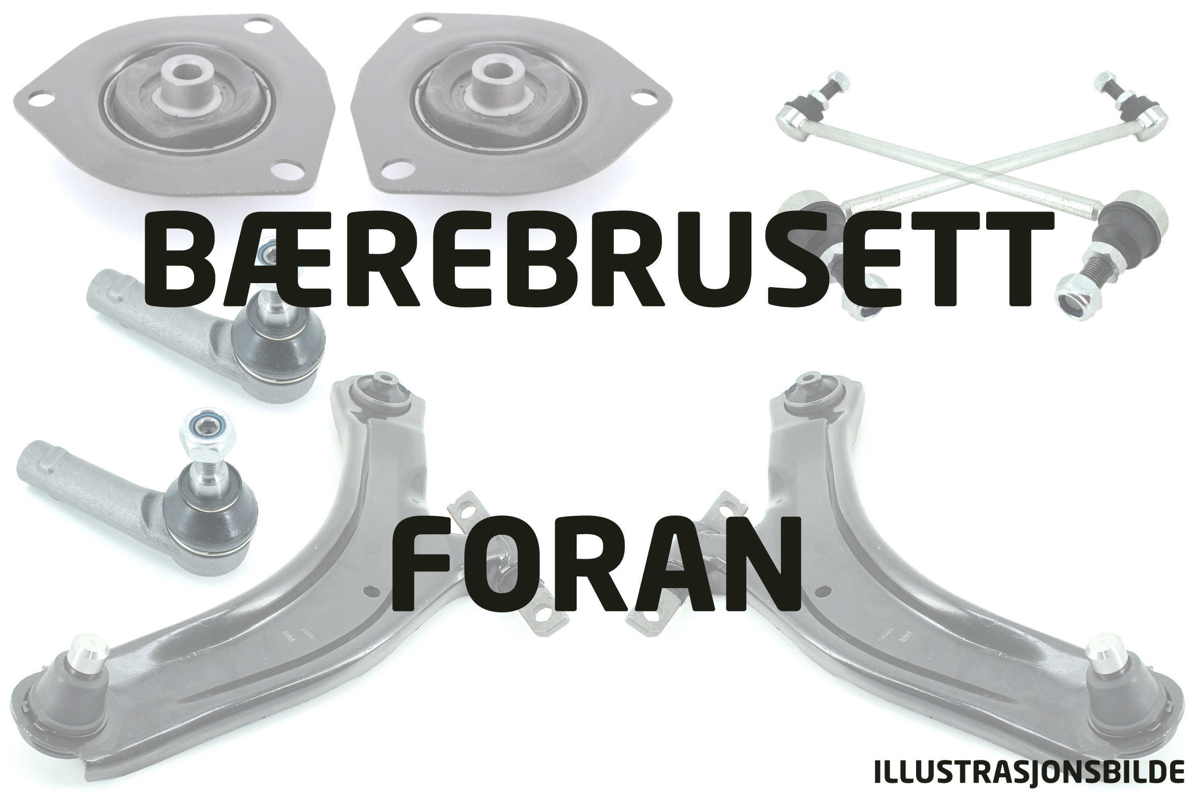 Bærebrusett til Opel