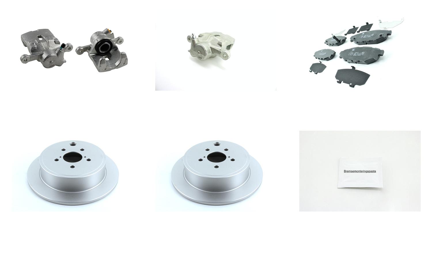 Bremsesett med calipere