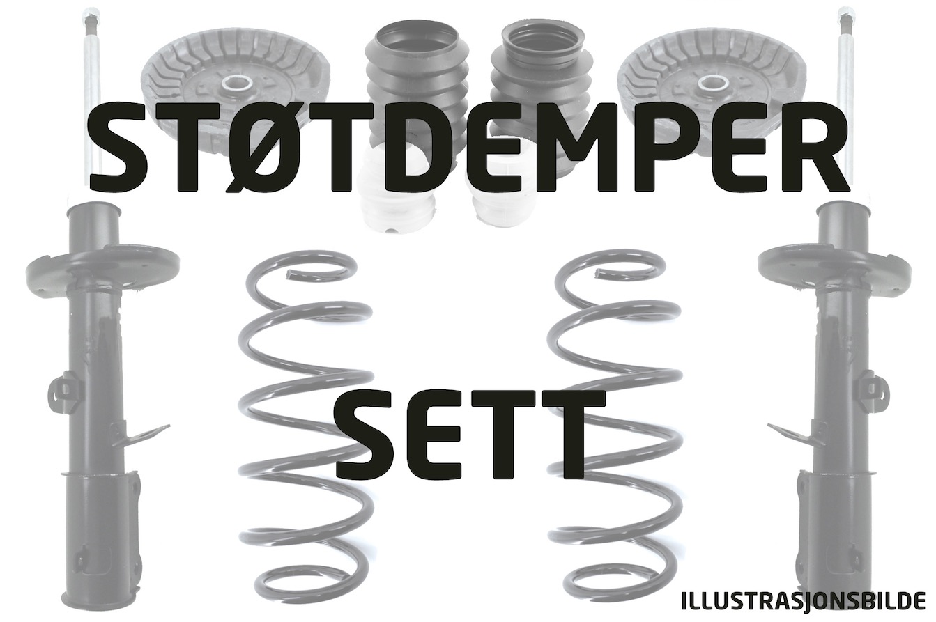 Støtdemper- og fjærsett