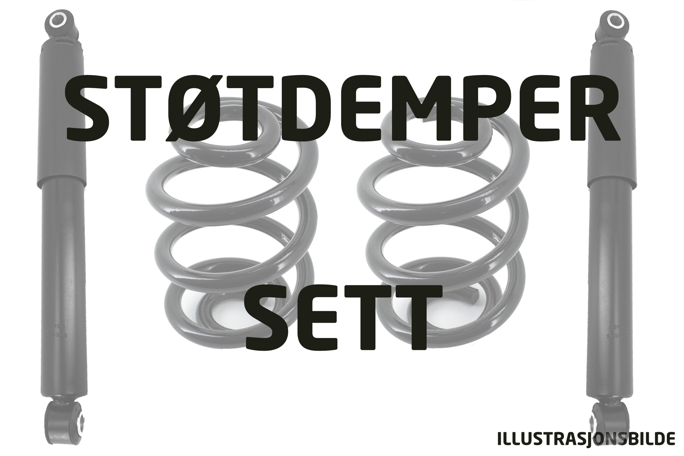 Støtdemper- og fjærsett