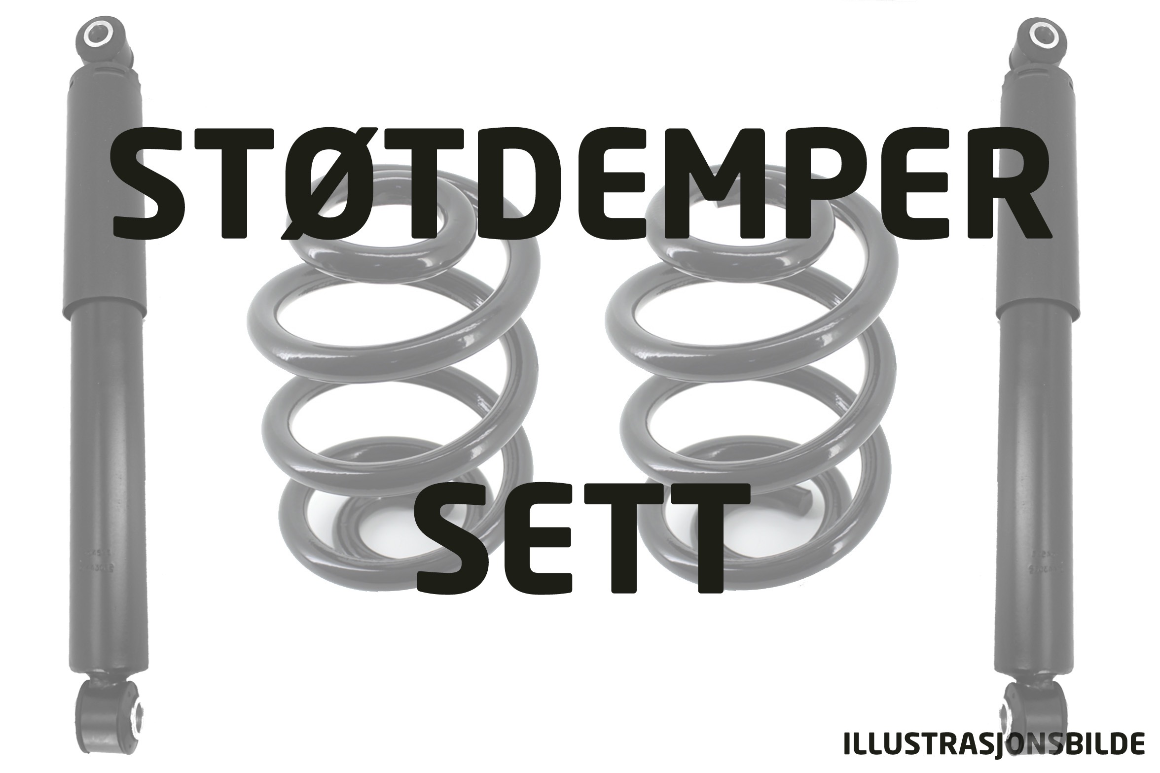 Støtdemper- og fjærsett