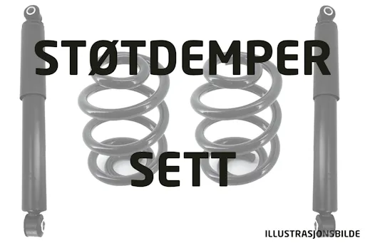 Støtdemper- og fjærsett