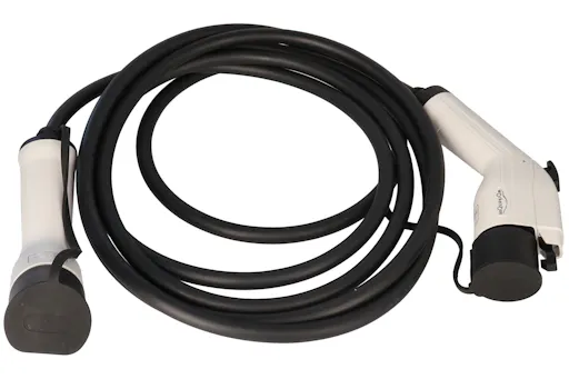 Ladekabel elbil Type 2 - Type 1 1-fas