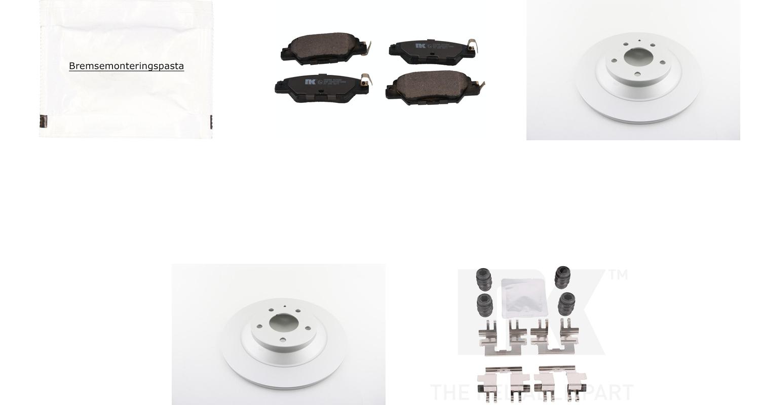 Bremsesett til Mazda