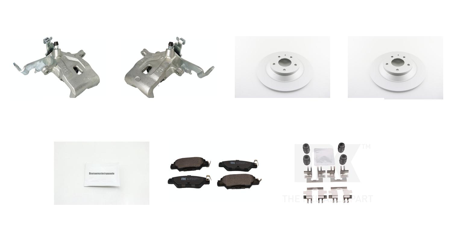 Bremsesett med calipere