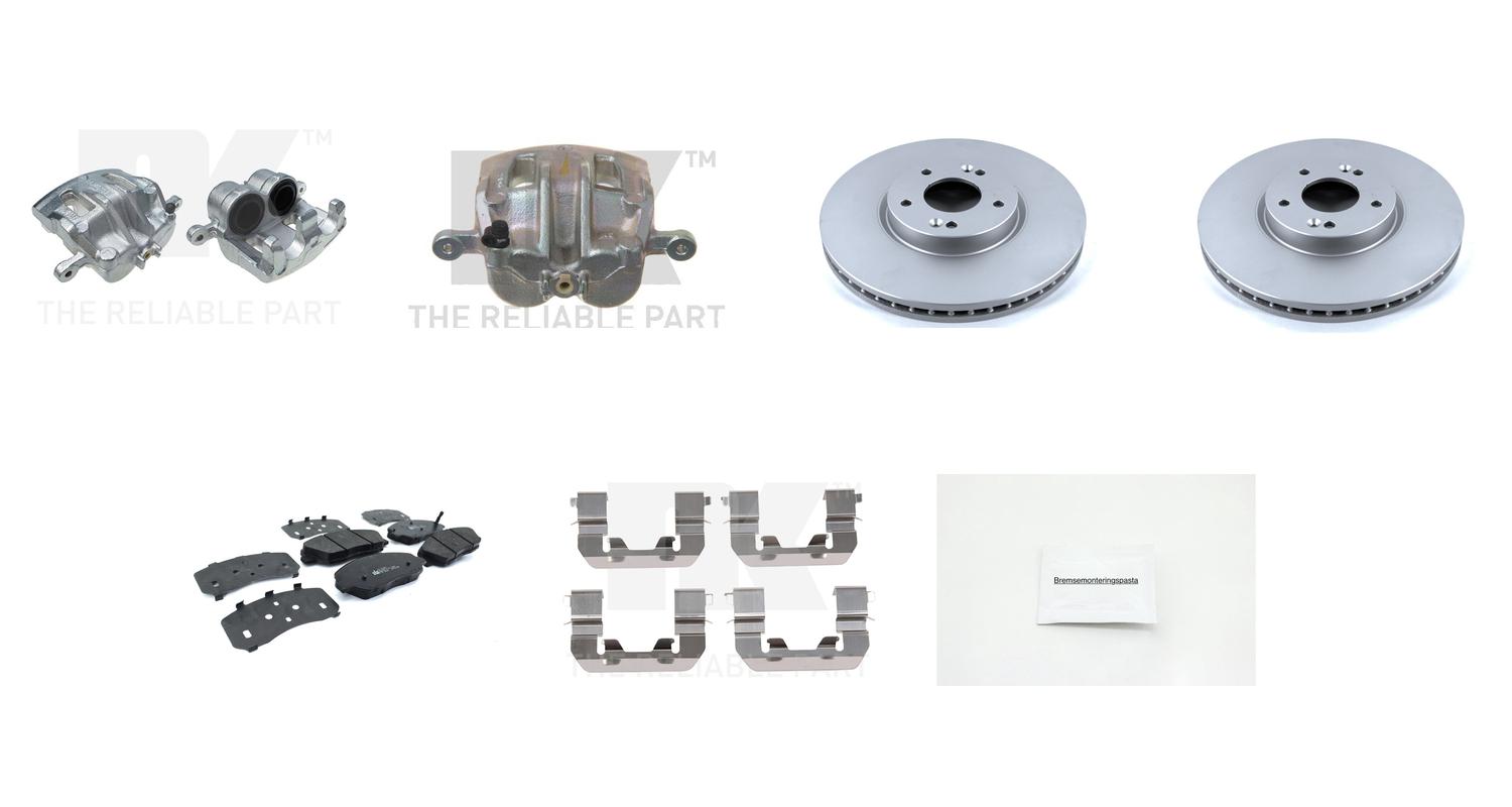 Bremsesett med calipere