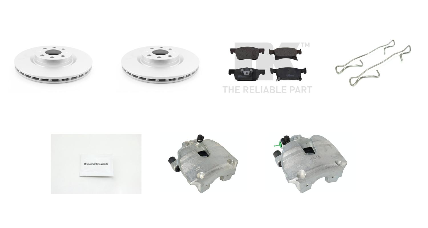 Bremsesett med calipere til Opel