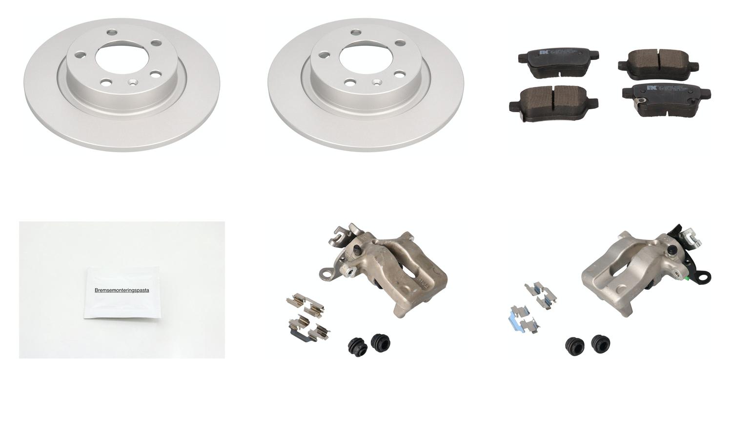 Bremsesett med calipere til Opel