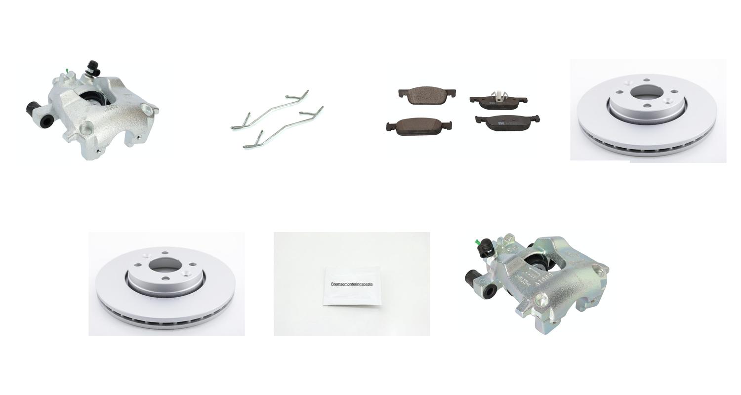 Bremsesett med calipere til Renault