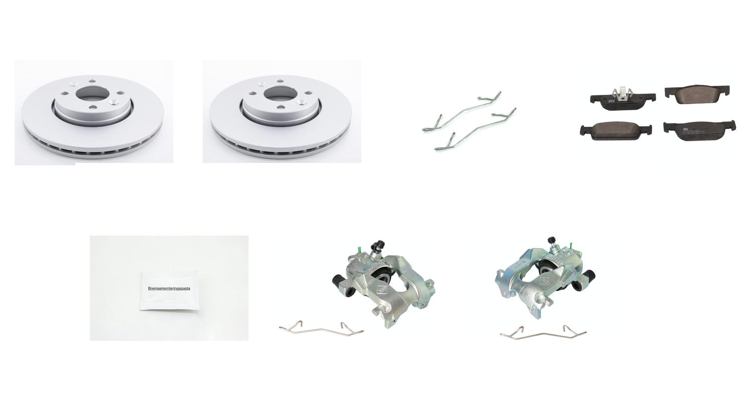 Bremsesett med calipere til Renault