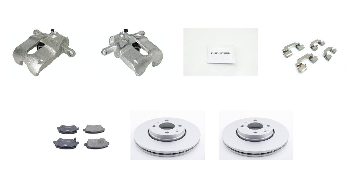 Bremsesett med calipere til Renault