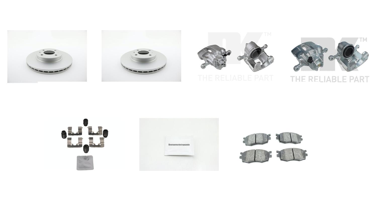 Bremsesett med calipere