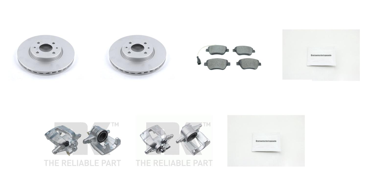 Bremsesett med calipere