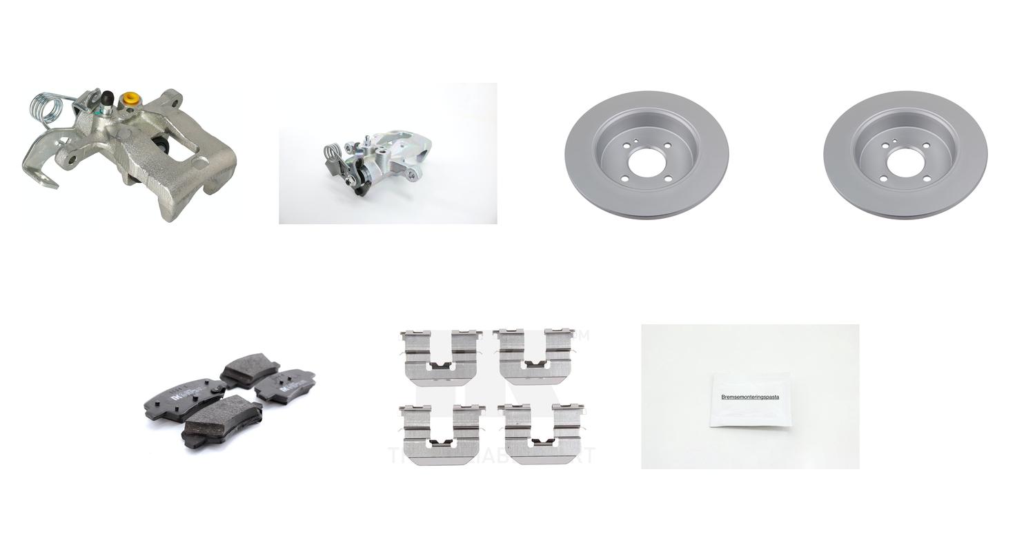 Bremsesett med calipere