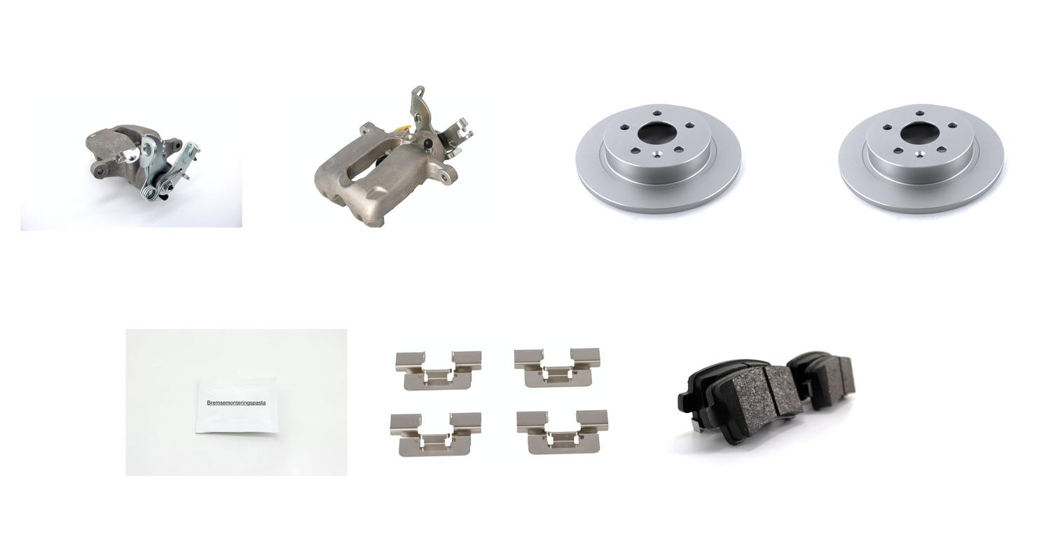 Bremsesett med calipere til SAAB