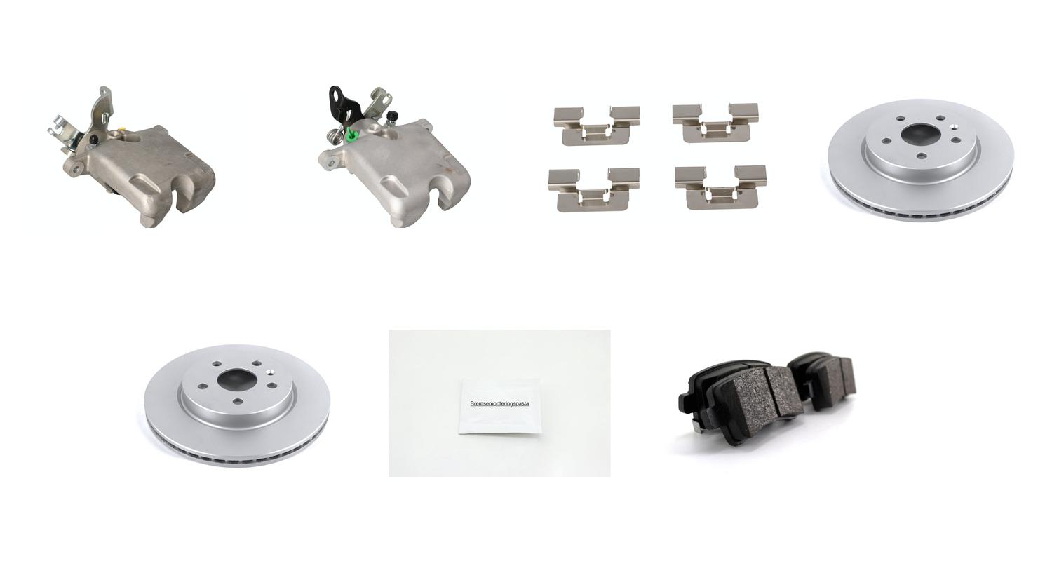 Bremsesett med calipere til SAAB