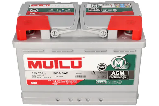 Mutlu 70Ah AGM til Peugeot