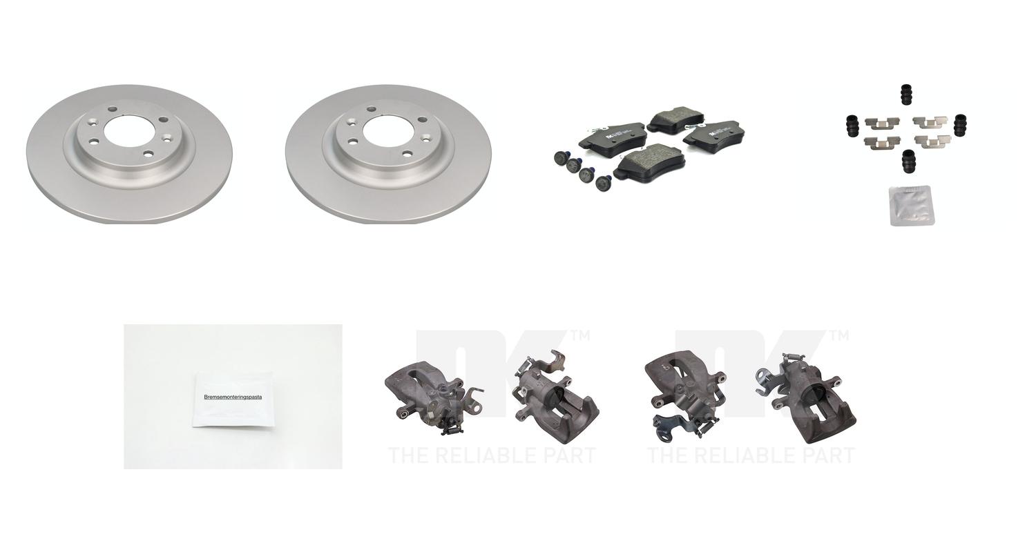 Bremsesett med calipere