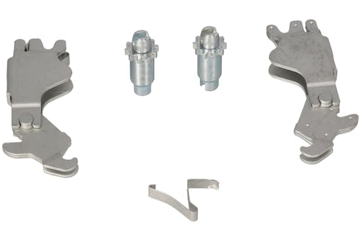 Bremsesko, justeringsenhet