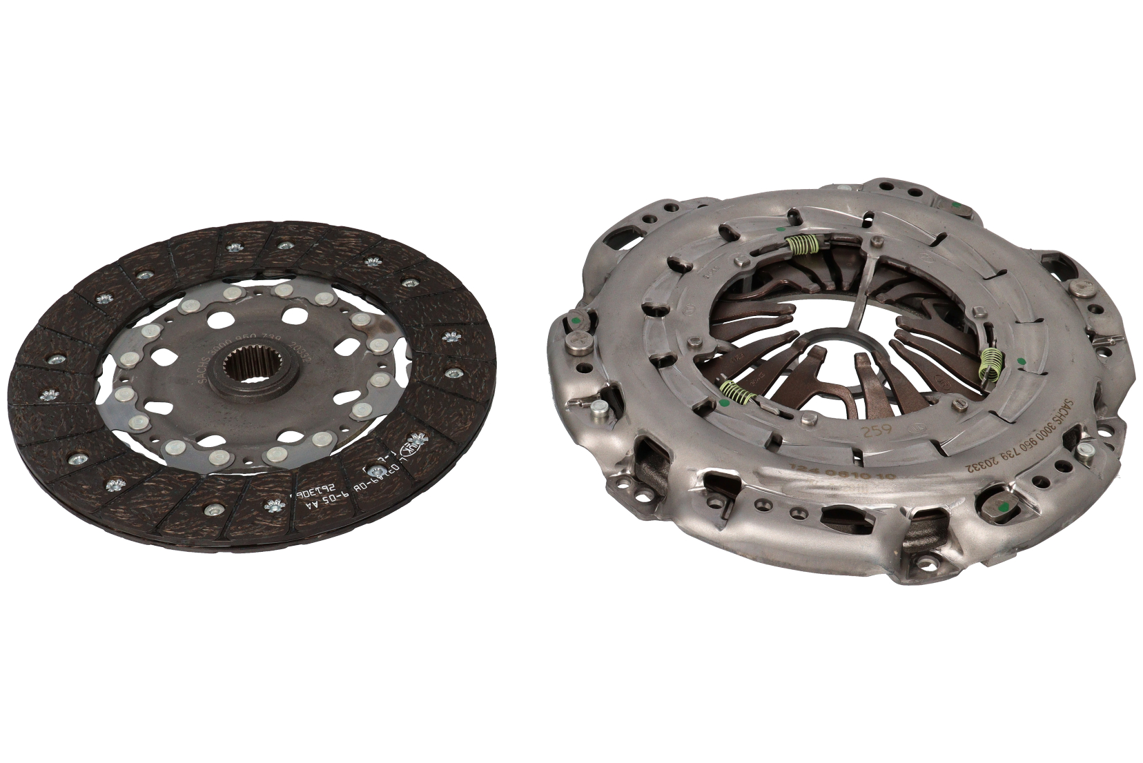 Clutch, komplett til Mercedes-Benz