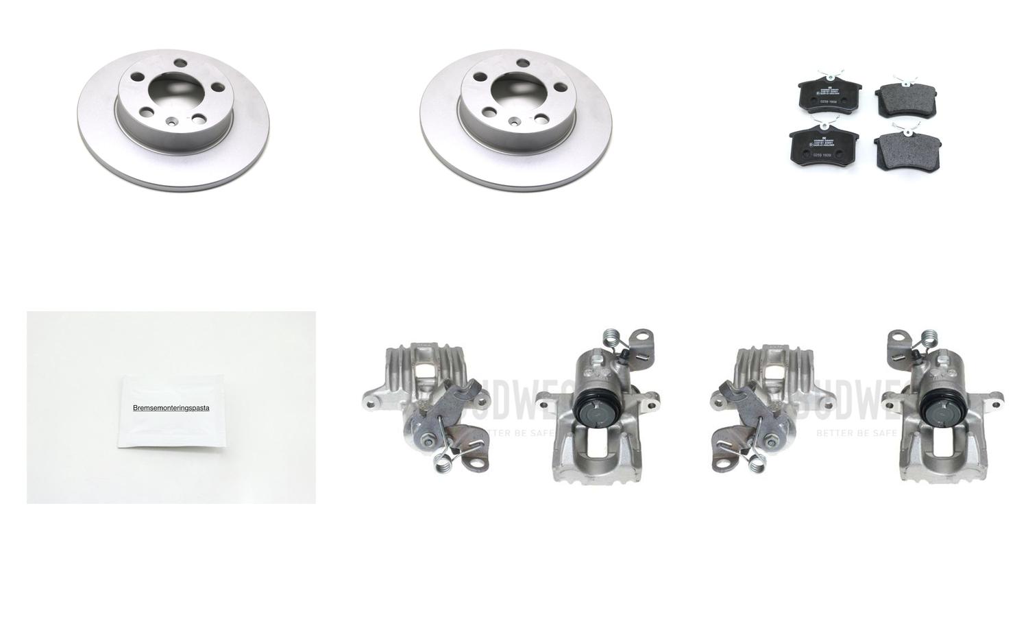 Bremsesett med calipere