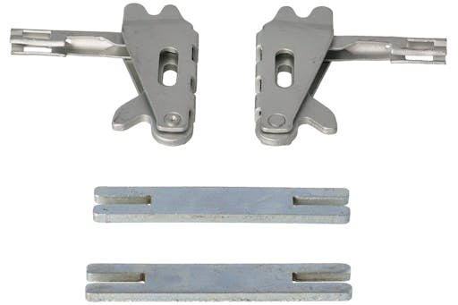 Bremsesko, justeringsenhet