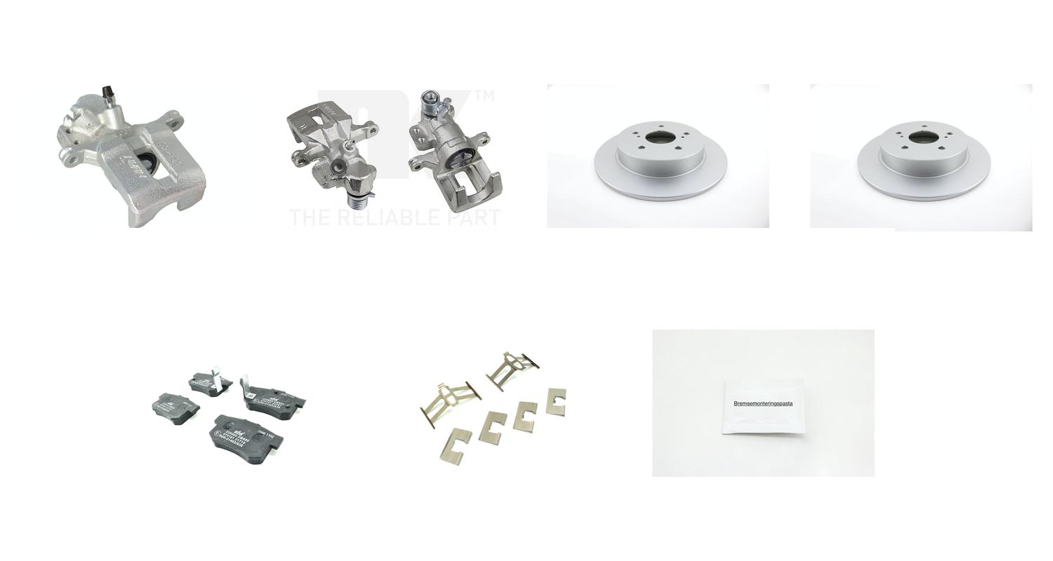 Bremsesett med calipere