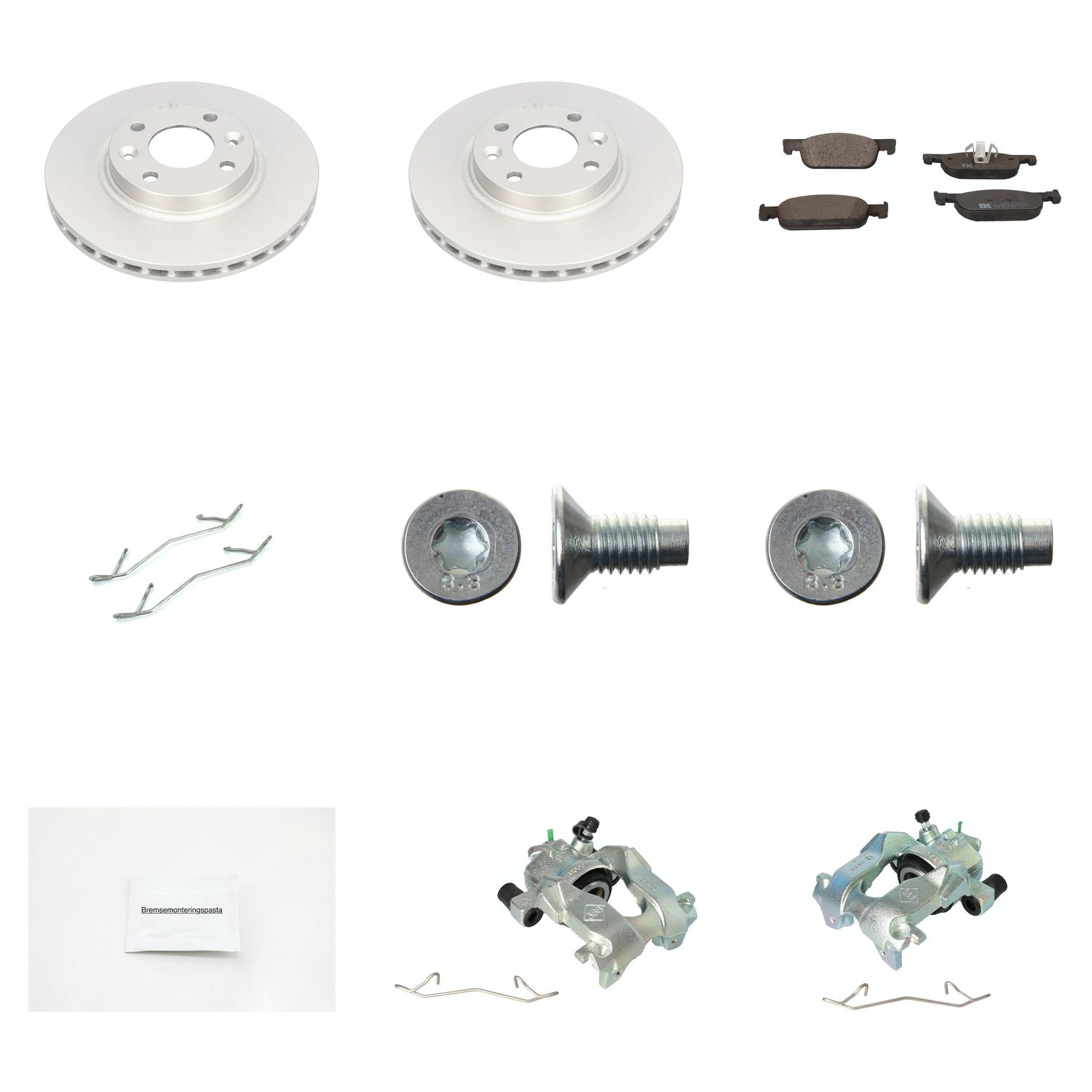 Bremsesett med calipere