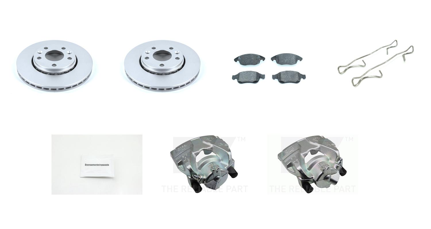 Bremsesett med calipere til Renault