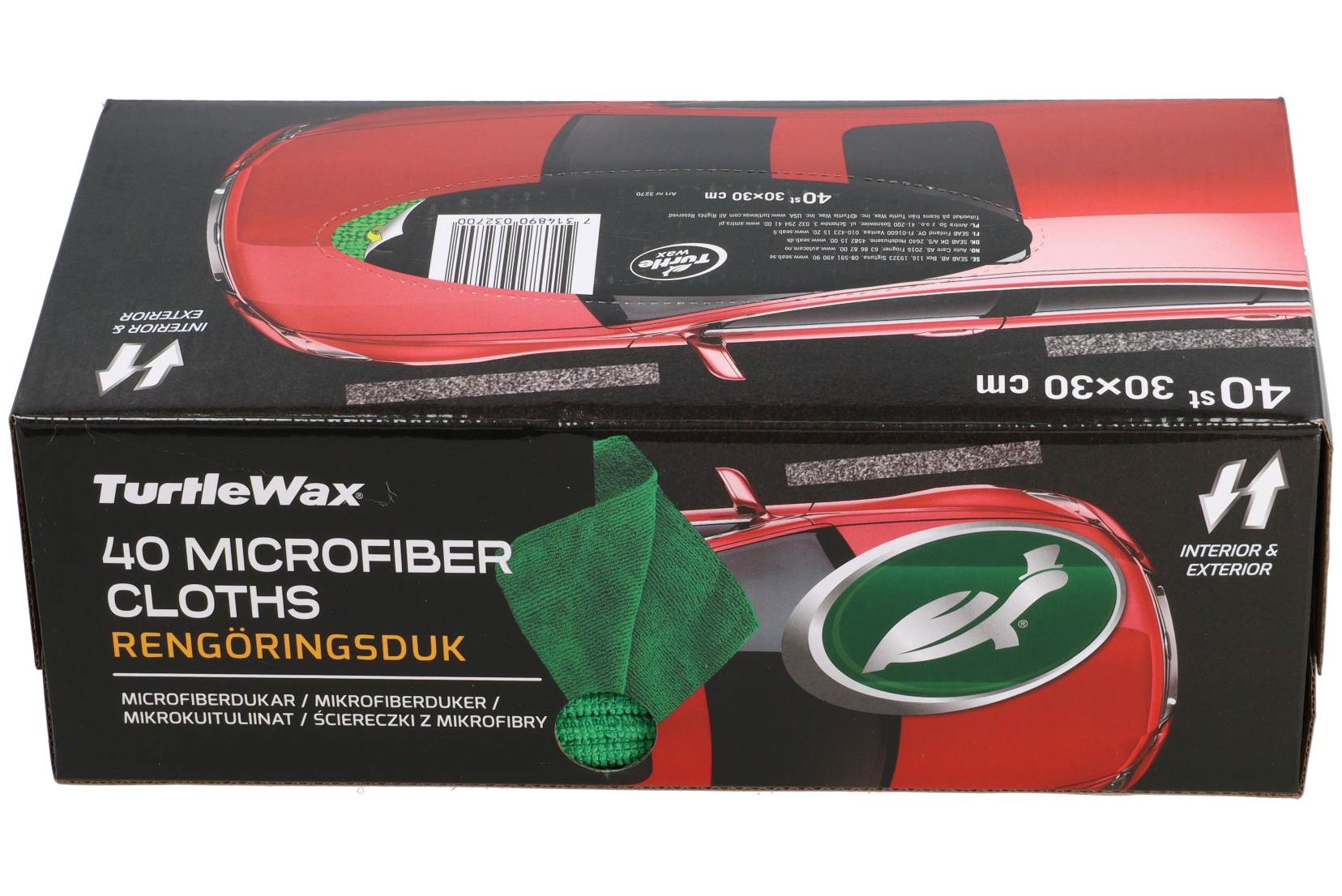 Turtle Wax Microfiber Cloths 40pk