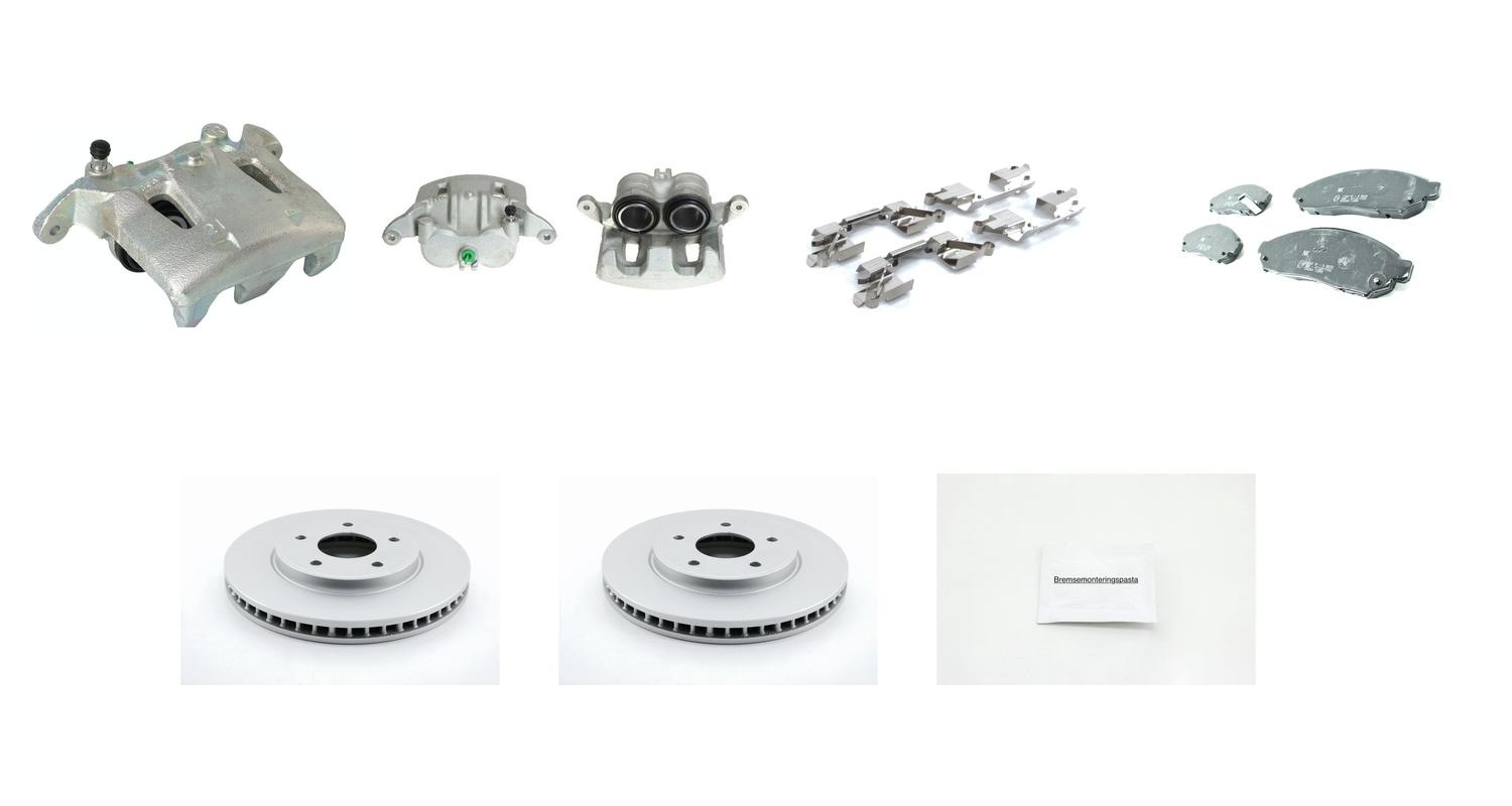 Bremsesett med calipere