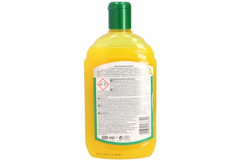 Turtle Wax Carnauba Tropical Shampo