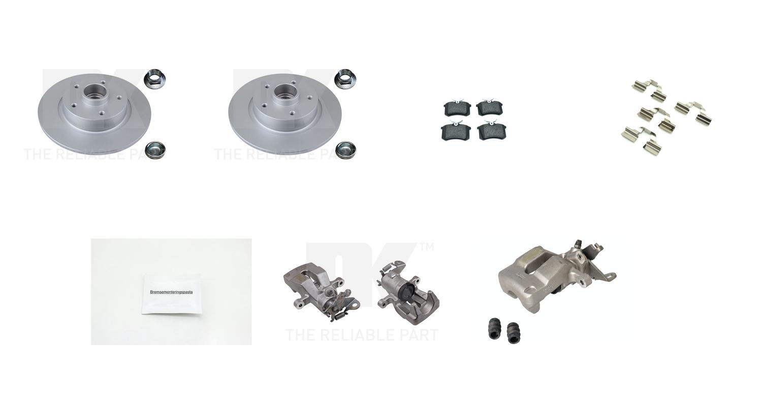 Bremsesett med calipere til Renault