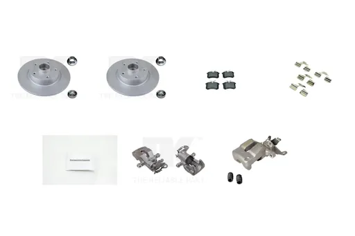 Bremsesett med calipere